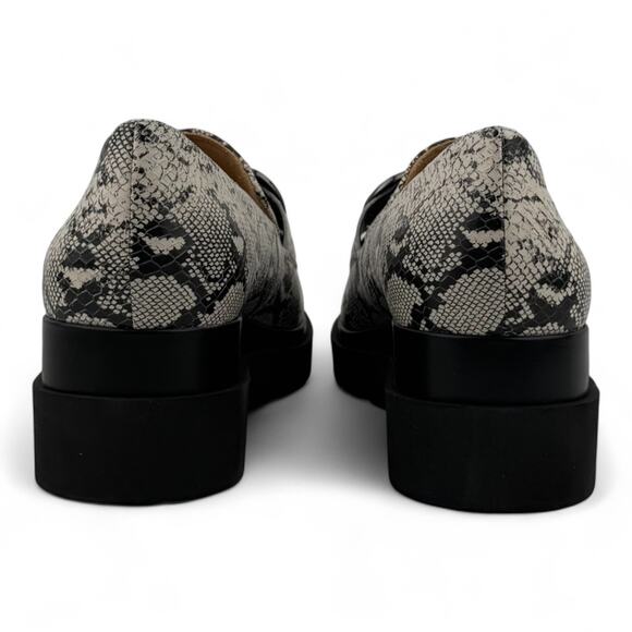 Naturalizer Somerset Loafers – Alabaster Snake Print - Picture 4 of 7